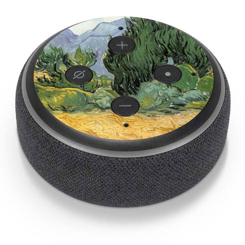 Vincent Van Gogh Wheatfield with Cypresses Amazon Echo Dot Skin