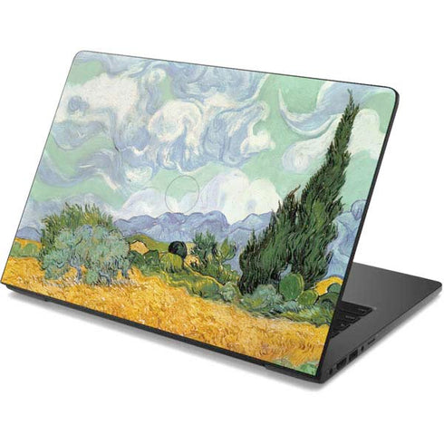 Vincent Van Gogh Wheatfield with Cypresses Dell Chromebook Skin