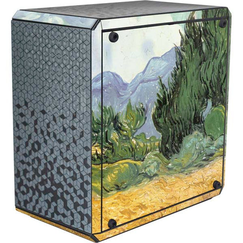 Vincent Van Gogh Wheatfield with Cypresses Cooler Master MasterBox Q300L Mini Tower Skin