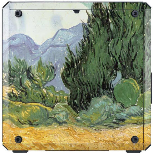 Vincent Van Gogh Wheatfield with Cypresses Cooler Master MasterBox Q300L Mini Tower Skin