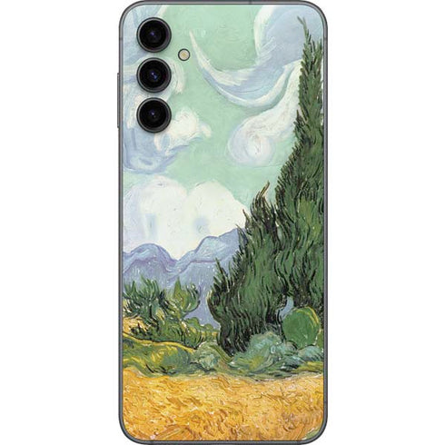 Vincent Van Gogh Wheatfield with Cypresses Galaxy A14 5G Skin