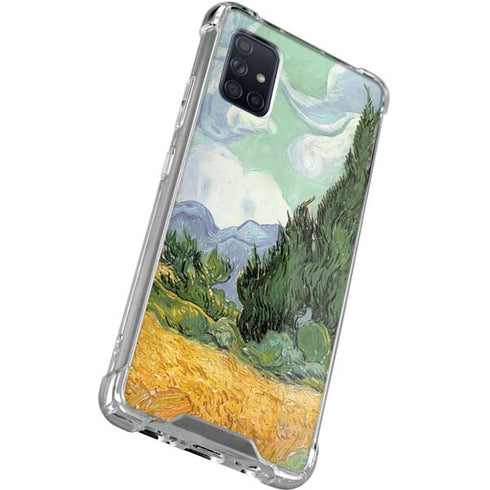 Vincent Van Gogh Wheatfield with Cypresses Galaxy A51 5G Clear Case