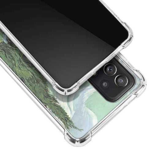 Vincent Van Gogh Wheatfield with Cypresses Galaxy A52 5G Clear Case