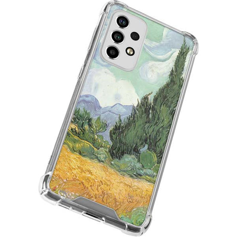 Vincent Van Gogh Wheatfield with Cypresses Galaxy A53 5G Clear Case