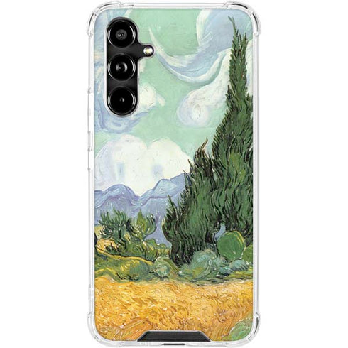 van Gogh - Wheatfield with Cypresses by Van Gogh Galaxy A54 5G Clear Case