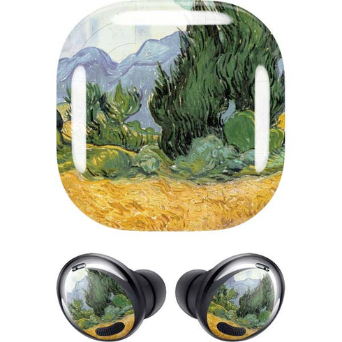 Vincent Van Gogh Wheatfield with Cypresses Galaxy Buds Pro Skin