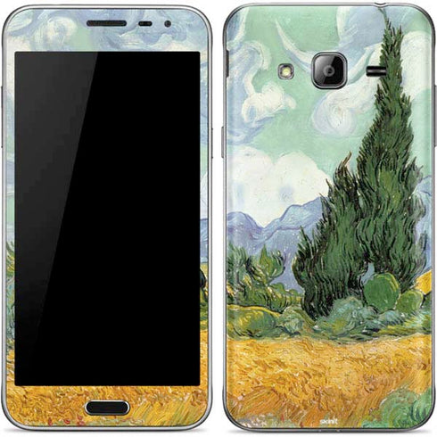 Vincent Van Gogh Wheatfield with Cypresses Galaxy J3 Skin