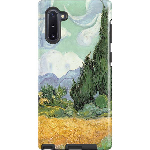 Vincent Van Gogh Wheatfield with Cypresses Galaxy Note 10 Pro Case