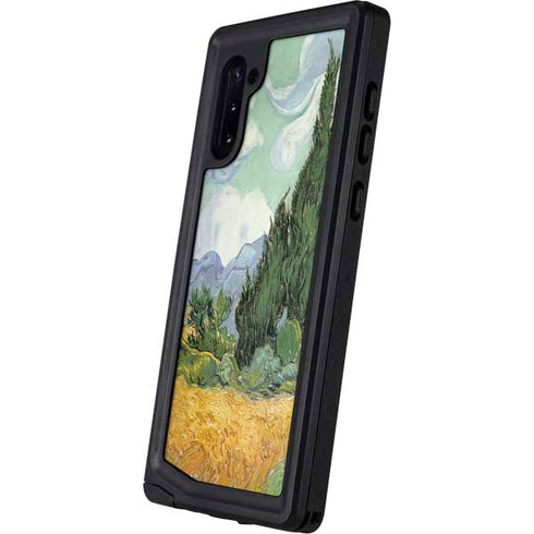 Vincent Van Gogh Wheatfield with Cypresses Galaxy Note 10 Waterproof Case
