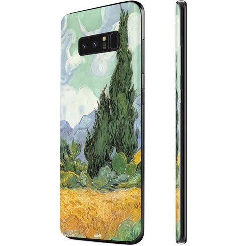 Vincent Van Gogh Wheatfield with Cypresses Galaxy Note 8 Skin
