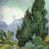 Vincent Van Gogh Wheatfield with Cypresses Galaxy Note 8 Skin