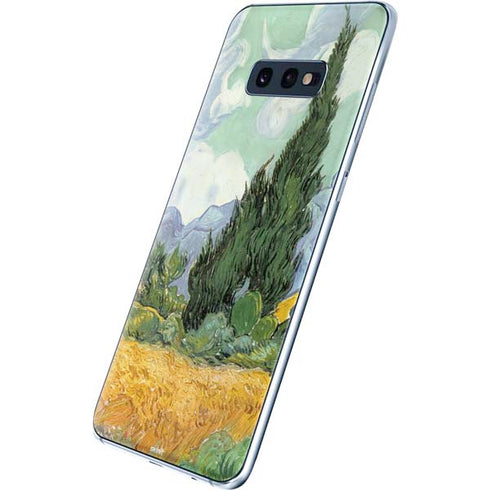 Vincent Van Gogh Wheatfield with Cypresses Galaxy S10e Skin