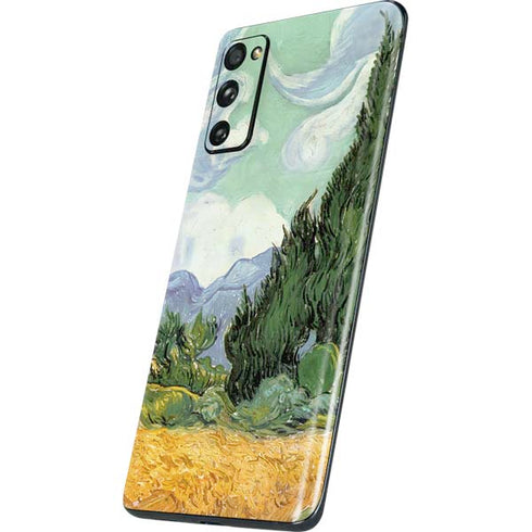 Vincent Van Gogh Wheatfield with Cypresses Galaxy S20 Fan Edition Skin