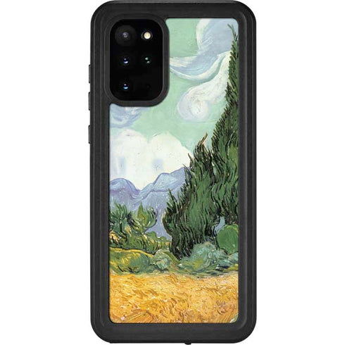 Vincent Van Gogh Wheatfield with Cypresses Galaxy S20 Plus Waterproof Case