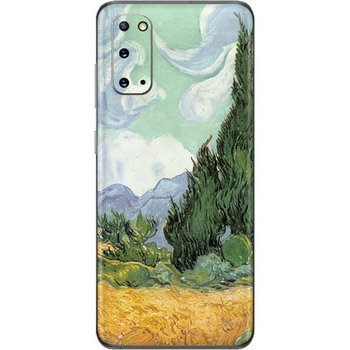 Vincent Van Gogh Wheatfield with Cypresses Galaxy S20 Skin