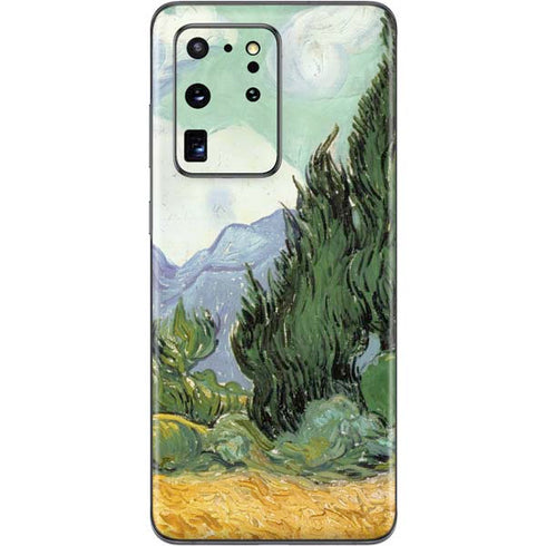 Vincent Van Gogh Wheatfield with Cypresses Galaxy S20 Ultra 5G Skin