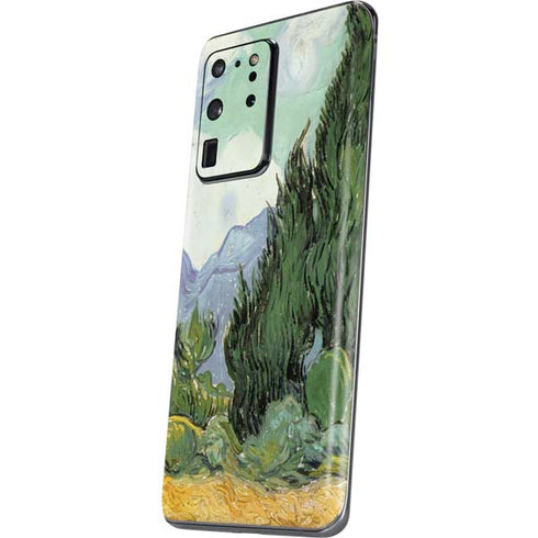 Vincent Van Gogh Wheatfield with Cypresses Galaxy S20 Ultra 5G Skin