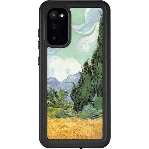 Vincent Van Gogh Wheatfield with Cypresses Galaxy S20 Waterproof Case