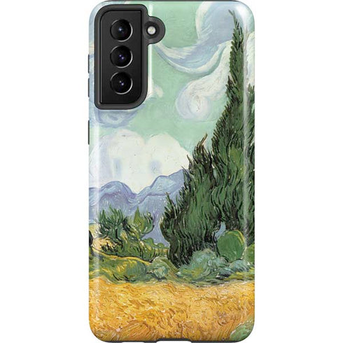 Vincent Van Gogh Wheatfield with Cypresses Galaxy S21 FE Pro Case
