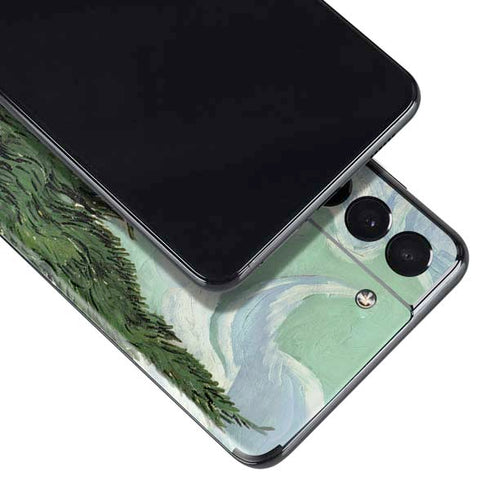 Vincent Van Gogh Wheatfield with Cypresses Galaxy S21 Plus 5G Skin