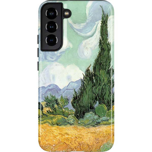 Vincent Van Gogh Wheatfield with Cypresses Galaxy S22 Plus Pro Case