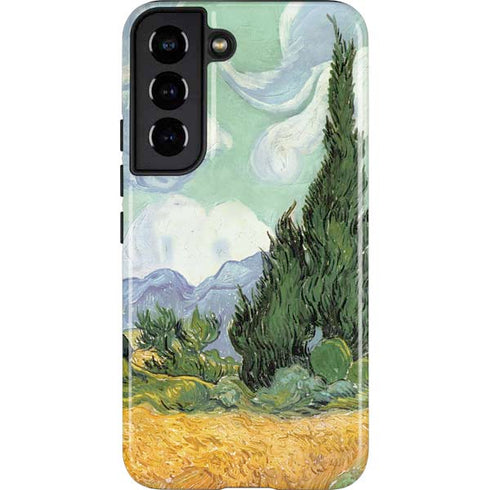 Vincent Van Gogh Wheatfield with Cypresses Galaxy S22 Pro Case