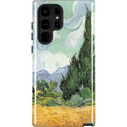 Vincent Van Gogh Wheatfield with Cypresses Galaxy S22 Ultra Pro Case
