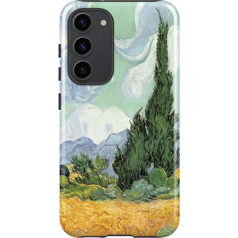 Vincent Van Gogh Wheatfield with Cypresses Galaxy S23 Plus Pro Case