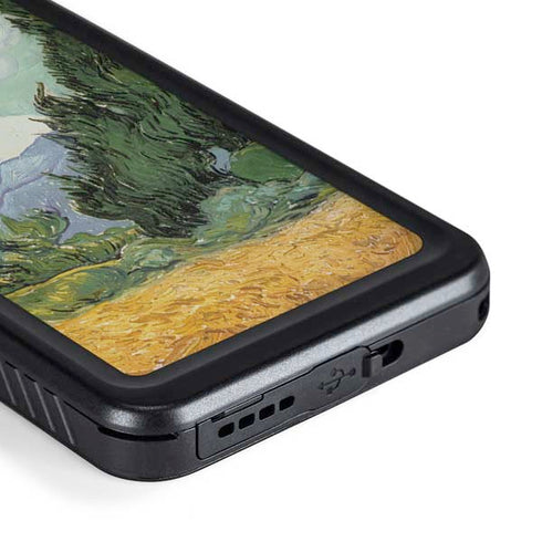 Vincent Van Gogh Wheatfield with Cypresses Galaxy S23 Plus Waterproof Case