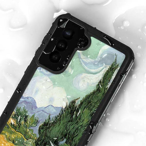 Vincent Van Gogh Wheatfield with Cypresses Galaxy S23 Plus Waterproof Case
