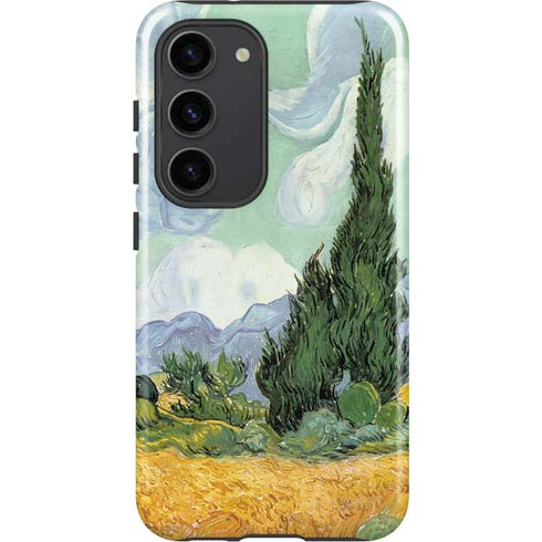 Vincent Van Gogh Wheatfield with Cypresses Galaxy S23 Pro Case
