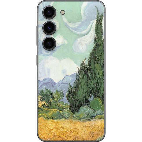 Vincent Van Gogh Wheatfield with Cypresses Galaxy S23 Skin