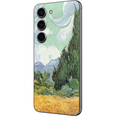 Vincent Van Gogh Wheatfield with Cypresses Galaxy S23 Skin
