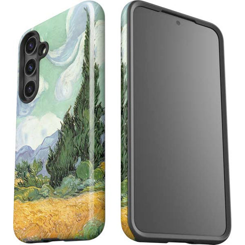 van Gogh - Wheatfield with Cypresses by Van Gogh Galaxy S24 Impact Case