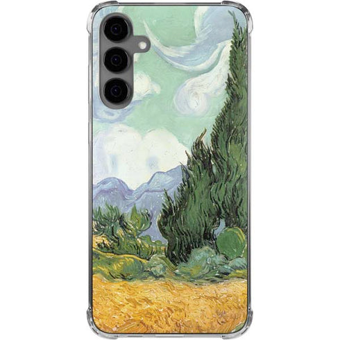 van Gogh - Wheatfield with Cypresses by Van Gogh Galaxy S24 Plus Clear Case