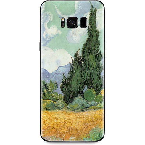 Vincent Van Gogh Wheatfield with Cypresses Galaxy S8 Skin