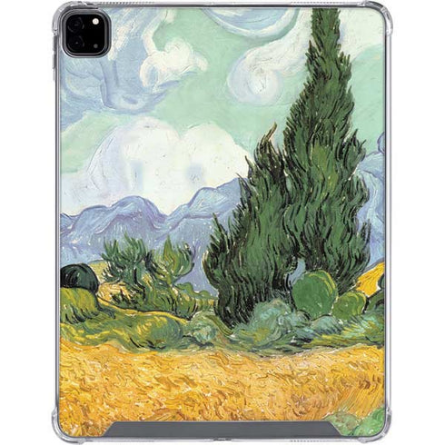Vincent Van Gogh Wheatfield with Cypresses iPad Pro 12.9in (2020) Clear Case
