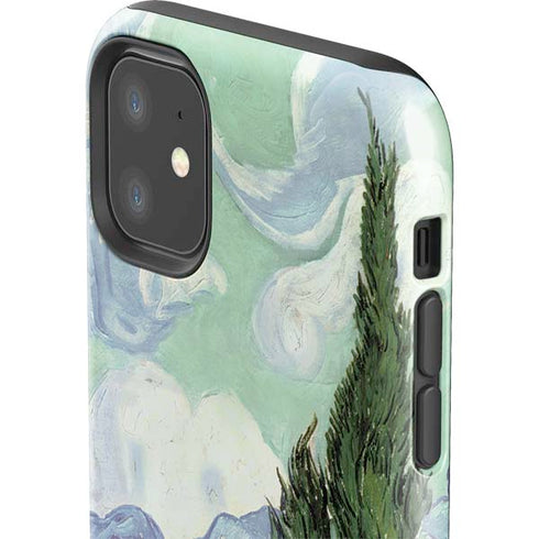 Vincent Van Gogh Wheatfield with Cypresses iPhone 11 Impact Case