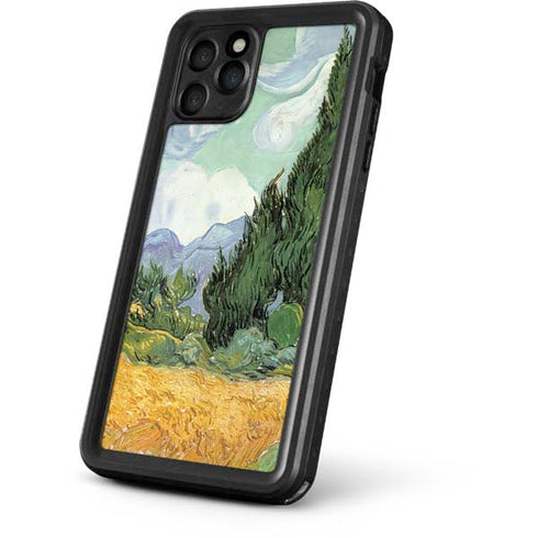 Vincent Van Gogh Wheatfield with Cypresses iPhone 11 Pro Max Waterproof Case