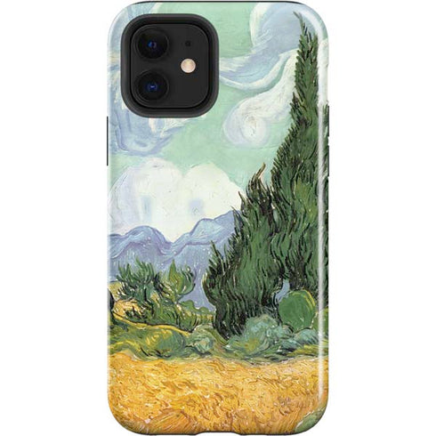 Vincent Van Gogh Wheatfield with Cypresses iPhone 12 Impact Case