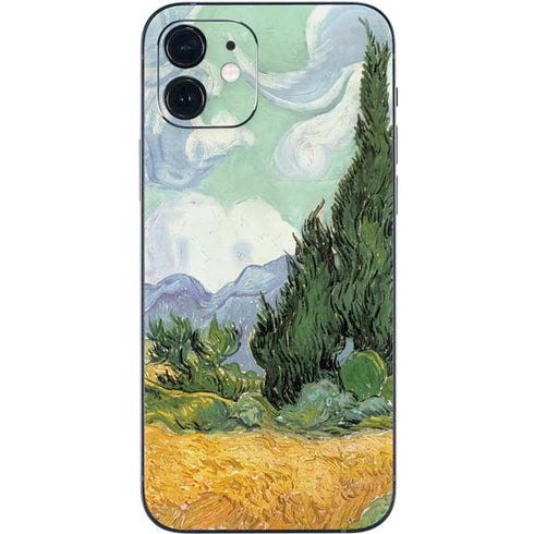 Vincent Van Gogh Wheatfield with Cypresses iPhone 12 Mini Skin