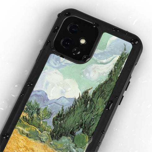 Vincent Van Gogh Wheatfield with Cypresses iPhone 12 Mini Waterproof Case
