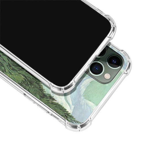 Vincent Van Gogh Wheatfield with Cypresses iPhone 12 Pro Max Clear Case
