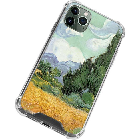 Vincent Van Gogh Wheatfield with Cypresses iPhone 12 Pro Max Clear Case