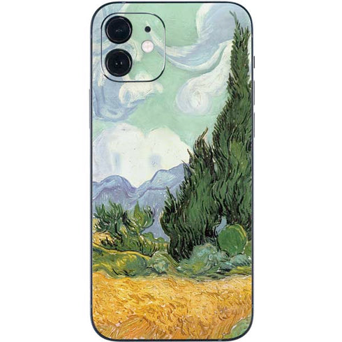 Vincent Van Gogh Wheatfield with Cypresses iPhone 12 Skin
