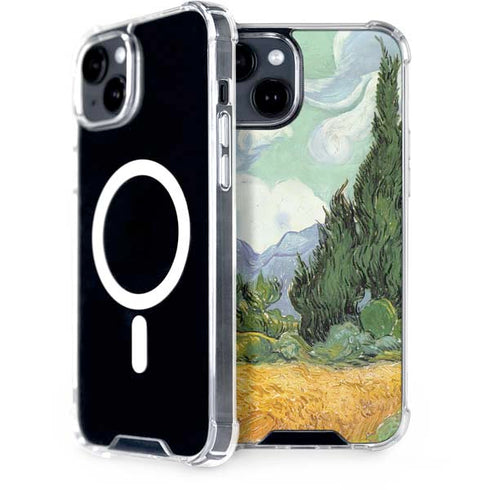 Vincent Van Gogh Wheatfield with Cypresses iPhone 13 MagSafe Case