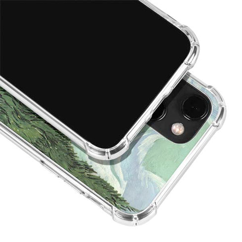 Vincent Van Gogh Wheatfield with Cypresses iPhone 13 Mini Clear Case