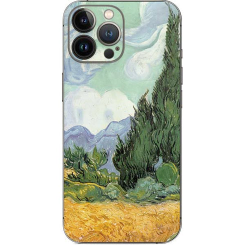 Vincent Van Gogh Wheatfield with Cypresses iPhone 13 Pro Max Skin