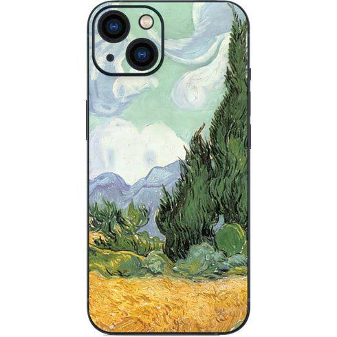 Vincent Van Gogh Wheatfield with Cypresses iPhone 14 Plus Skin