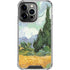 Vincent Van Gogh Wheatfield with Cypresses iPhone 14 Pro Clear Case